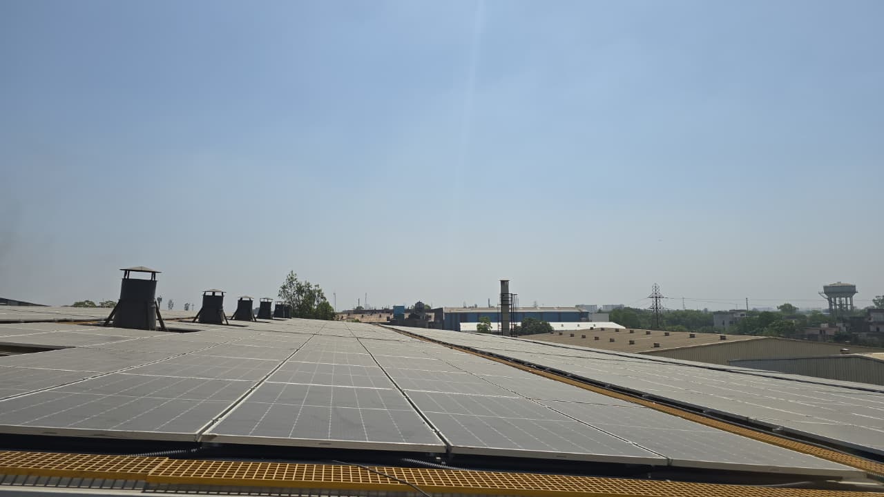 Bhatia Alloy 620 kW solar power plant at Unit U3